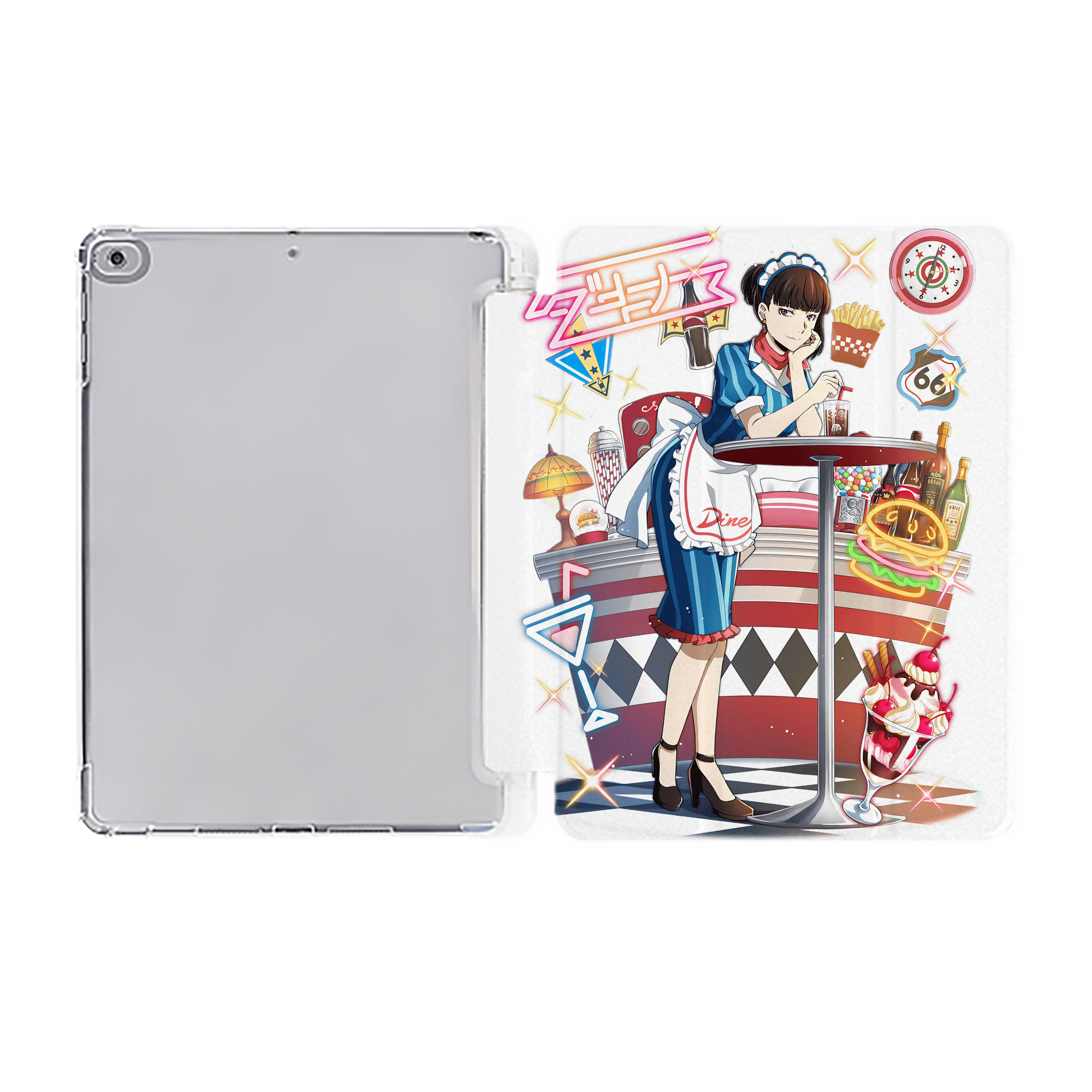 （画像用） 文豪ストレイドッグス Bungo Stray Dogs IPad ケース ペン収納付き 三つ折りスタンド PUレザー×シリコン 対応機種9.5/10.5/10.9インチ